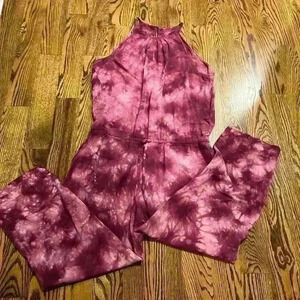 Cloth & Stone Tie Dye Romper Jumpsuit Size Medium